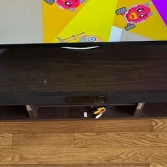 スピーカー付テレビ台の画像