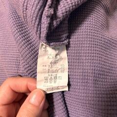 KANGOL カンゴール　リブ編みパープルTシャツ 半袖の画像