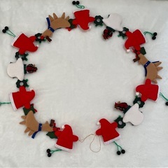 クリスマス　ガーランドの画像