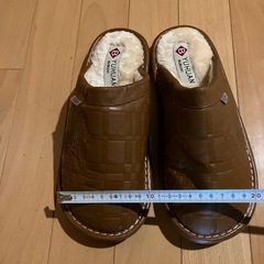スリッパ　冬スリッパ メンズ26-26.5の画像
