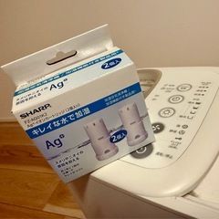 【美品】シャープ 加湿器 HV-J55-W（プラズマクラスター搭載・ホワイト）の画像