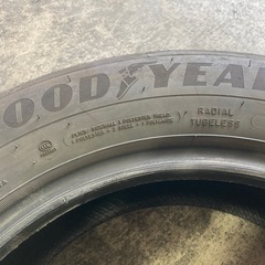 2025年製 GOODYEAR 185/65R15 4本 夏タイヤ 新車より4000キロ走行 現行アクアフリードなどにの画像