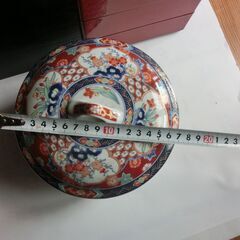 ④◎おせち入れ３段重箱合計４点（プラ３点、陶器２段１点画像４）綺麗、画像の物。★お手数をおかけしますプロフィール必読ですの画像