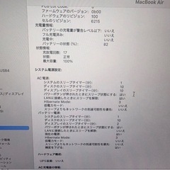 Apple Macbook Air M3 24GB 512GB 100%の画像