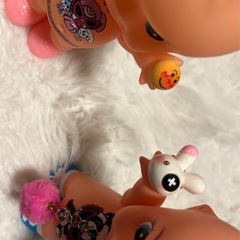 キューピー2個セットとオマケの画像