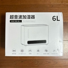 加湿器❣️大容量 6L ダブル吹出口 加熱式 卓上加湿器 超音波式 上から給水の画像