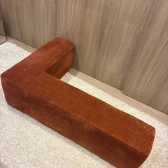 【未使用】洗濯可能オットマン クッションの画像
