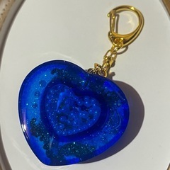 訳あり＊魔法コンパクト風レジンキーホルダーの画像