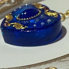 訳あり＊魔法コンパクト風レジンキーホルダーの画像