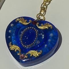 訳あり＊魔法コンパクト風レジンキーホルダーの画像