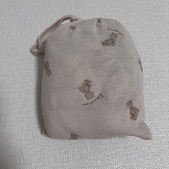 巾着付き授乳ケープ（くま）の画像