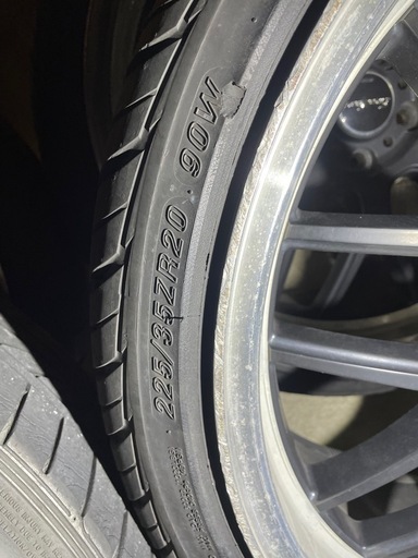 20インチタイヤホイル付き
