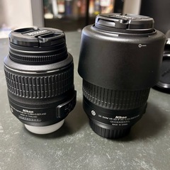 Nikon D5600 18-55VR + 55-200VR レンズセット 美品の画像