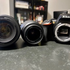 Nikon D5600 18-55VR + 55-200VR レンズセット 美品の画像