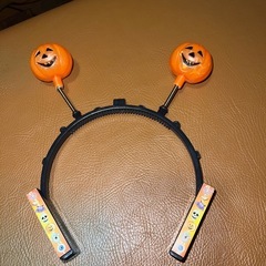 ハロウィン🎃パンプキンカチューシャ×２個　の画像