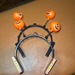 ハロウィン🎃パンプキンカチューシャ×２個　の画像
