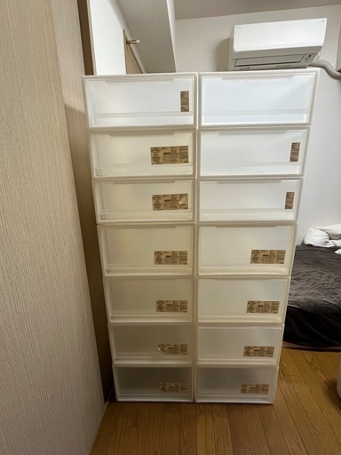 無印良品　ポリプロピレン　衣装ケース中・小セット　14個