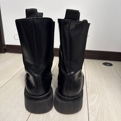 H&M センターゴアブーツ　チャンキーヘルシーブーツ　38の画像