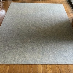 絨毯　カーペット　白の画像