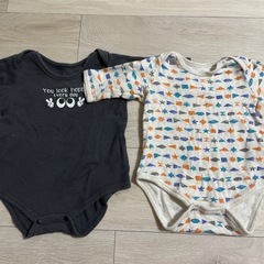 70 長袖　ロンパースの画像