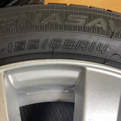 軽自動車．155/65/R14．4本。の画像