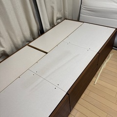 ニトリ　ベッドフレームの画像