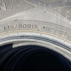 DUNLOP 195/80R15 2024年製　冬タイヤ　ハイエース　バンの画像