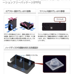 BUFFALO USB3.0 外付けハードディスク 【Wii U動作確認済み】 PC/家電対応 2TB HD-LB2.0TU3/N [フラストレーションフリーパッケージ(FFP)]の画像