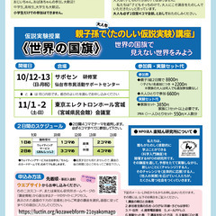 「親子孫で〈たのしい仮説実験〉講座」〈世界の国旗〉の画像