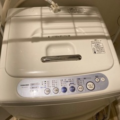TOSHIBA 洗濯機　一人暮らし用 の画像