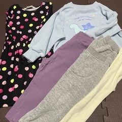 キッズ服　110 女の子　長袖の画像