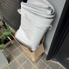 会う約束不要　特大プールと養生敷物セット　美品の画像