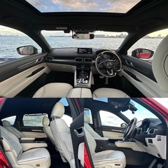 CX8 エクスクルーシブモード　サンルーフ　メーカーナビ　全周囲カメラ　衝突軽減装置　レーダークルーズ　禁煙車　本革シート　シートヒーター　パワーシート　ドライブレコーダー　コーナセンサーーセンサー　レーンキープの画像