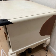 三毛猫柄　　テレビ台　猫脚の画像