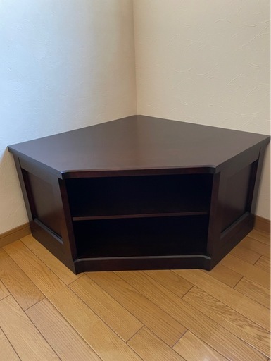 北海道民芸家具　コーナーテレビ台