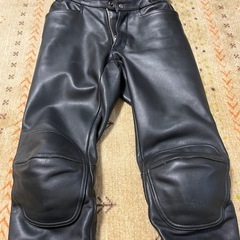 KUSHITANI クシタニ 牛革 本革 レザーパンツ ブーツイン Mサイズの画像