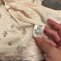 赤ちゃん本舗  短肌着2枚組　新品同様の画像