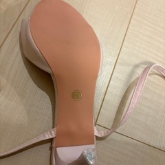 【未使用】ヒールサンダル 24.5~25cmの画像