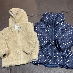 ベビー服　80 女の子　長袖の画像