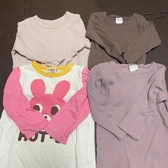 ベビー服　80 女の子　長袖の画像