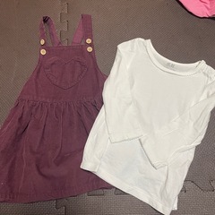 ベビー服　80 女の子　長袖の画像