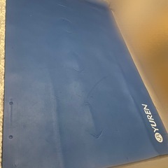 ヨガマット　青の画像