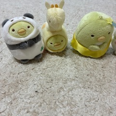 すみっこぐらし5体の画像