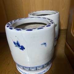 火鉢2個の画像