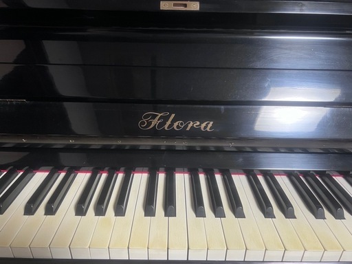 フローラピアノ象牙鍵盤黒色