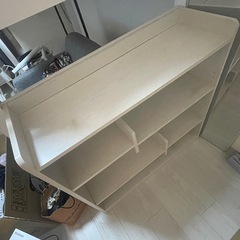 収納家具　棚　ラック　ホワイト　白の画像