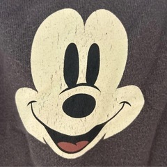 ミッキーマウスロンパース 60~70 グレーの画像