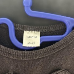 ミッキーマウスロンパース 60~70 グレーの画像