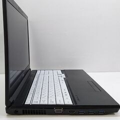 FUJITSU 15.6インチ LIFEBOOK A577/R Win11/Celeron 3865U[M9309] SSD256GB テンキー付き大型パソコン AC電源付きの画像