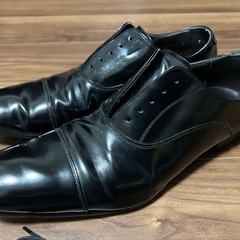 REGAL 011Rブラック　ストレートチップ　26.0cm(ラバー底貼付済み) の画像